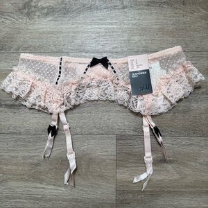 H&M Lace Garter Belt